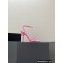 Alexander Wang Heel 10.5cm DAHLIA Sandals Satin Pink 2023