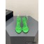 Alexander Wang Heel 10.5cm DAHLIA Sandals Satin Green 2023