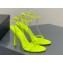 Alexander Wang Heel 10.5cm DAHLIA Sandals Satin Yellow 2023