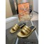 JW Anderson Bumper-tube Leather Slides Padded tubular Gold 2023