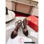 Christian Louboutin Heel 10cm So Me spikes Sandals Patent Black