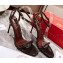 Christian Louboutin Heel 10cm So Me spikes Sandals Patent Black