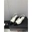 Chanel Chain Heel Grosgrain Sling-Back Pumps G39643 Lambskin White 2023