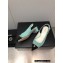 Chanel Chain Heel Grosgrain Sling-Back Pumps G39643 Suede Calfskin Blue 2023