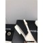 Chanel Chain Grosgrain Flat Sling-Back Pumps Lambskin Quilting White 2023