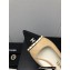 Chanel Chain Grosgrain Flat Sling-Back Pumps Lambskin Quilting Beige 2023