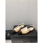 Chanel Chain Grosgrain Flat Sling-Back Pumps Suede Calfskin Beige 2023