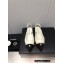 Chanel Chain Grosgrain Flat Sling-Back Pumps Lambskin White 2023