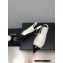 Chanel Chain Grosgrain Flat Sling-Back Pumps Lambskin White 2023