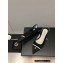 Chanel Chain Grosgrain Flat Sling-Back Pumps Suede Calfskin Black 2023