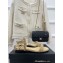 Chanel Heel 2cm Ankle Pearl Sandals Beige 2023
