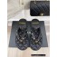 Chanel Calfskin Charms Thong Mules Black 2023
