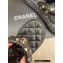 Chanel Calfskin Charms Thong Mules Black 2023