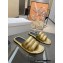 JW Anderson Bumper-tube Leather Slides Padded tubular Gold 2023