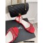 Chanel Lambskin Chain Flat Sandals Red 2023