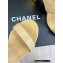 Chanel Gold Heel 7cm Patent Goatskin Sandals Beige 2023