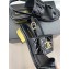Chanel Gold Heel 3cm Patent Goatskin Sandals Black 2023