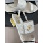 Chanel Gold Heel 3cm Patent Goatskin Sandals White 2023