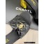 Chanel Gold Heel 7cm Patent Goatskin Mules Black 2023