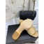 Chanel Gold Heel 7cm Patent Goatskin Mules Beige 2023