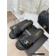 Chanel Gold Heel 3cm Patent Goatskin Mules Black 2023