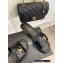 Chanel Gold Heel 3cm Patent Goatskin Mules Black 2023
