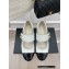 Chanel Gold Heel 3cm Patent Goatskin Mary Janes G39732 White 2023