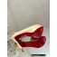 Christian Louboutin Heel 12.5cm Platform 4cm Round Chick Alta Open toe pumps Patent Nude