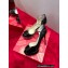 Christian Louboutin Heel 12.5cm Platform 4cm Round Chick Alta Open toe pumps Patent Black