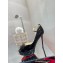 Christian Louboutin Heel 12.5cm Platform 4cm Round Chick Alta Open toe pumps Patent Black
