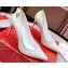 Christian Louboutin Heel 6.5cm/8.5cm/10cm/12cm Sporty Kate Pumps Patent White