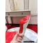 Christian Louboutin Heel 6.5cm/8.5cm/10cm/12cm Sporty Kate Pumps Patent White