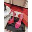 Christian Louboutin Heel 15cm Platform 5cm Ankle Strap Sandals Patent Fuchsia