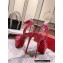 Christian Louboutin Heel 15cm Platform 5cm Ankle Strap Sandals Patent Fuchsia