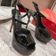 Christian Louboutin Heel 15cm Platform Jenlove Alta Open-toe pumps Patent Black