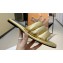 JW Anderson Bumper-tube Leather Slides Padded tubular Gold 2023