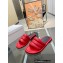JW Anderson Bumper-tube Leather Slides Padded tubular Red 2023