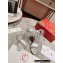 Christian Louboutin Heel 10cm Lipstrass Queen Sandals Crystal Silver