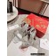 Christian Louboutin Heel 10cm Lipstrass Queen Sandals Crystal Silver