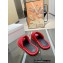 JW Anderson Bumper-tube Leather Slides Padded tubular Red 2023