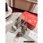 Christian Louboutin Heel 10cm Lipstrass Queen Sandals Crystal Gun Color