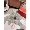 Christian Louboutin Heel 10cm Emilie Sandals Glittered Silver