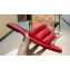 JW Anderson Bumper-tube Leather Slides Padded tubular Red 2023