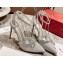 Christian Louboutin Heel 10cm Marykate Queen Pumps Glittered Silver