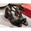 Christian Louboutin Heel 8.5cm Miss Sabina Sandals Patent Black