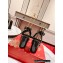 Christian Louboutin Heel 8.5cm Miss Sabina Sandals Patent Black