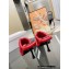 JW Anderson Heel 9cm Bumper-tube Leather Mules Padded tubular Red 2023