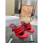 JW Anderson Heel 9cm Bumper-tube Leather Mules Padded tubular Red 2023