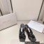 Jimmy Choo Heel 8.5cm Haiti Leather Mules Black 2023