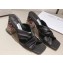 Jimmy Choo Heel 8.5cm Haiti Leather Mules Black 2023